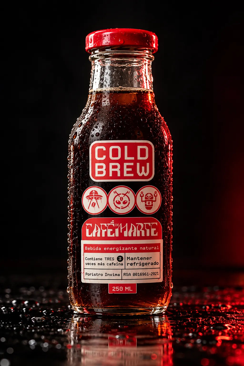 COLD BREW DE CAFE EN MARTE