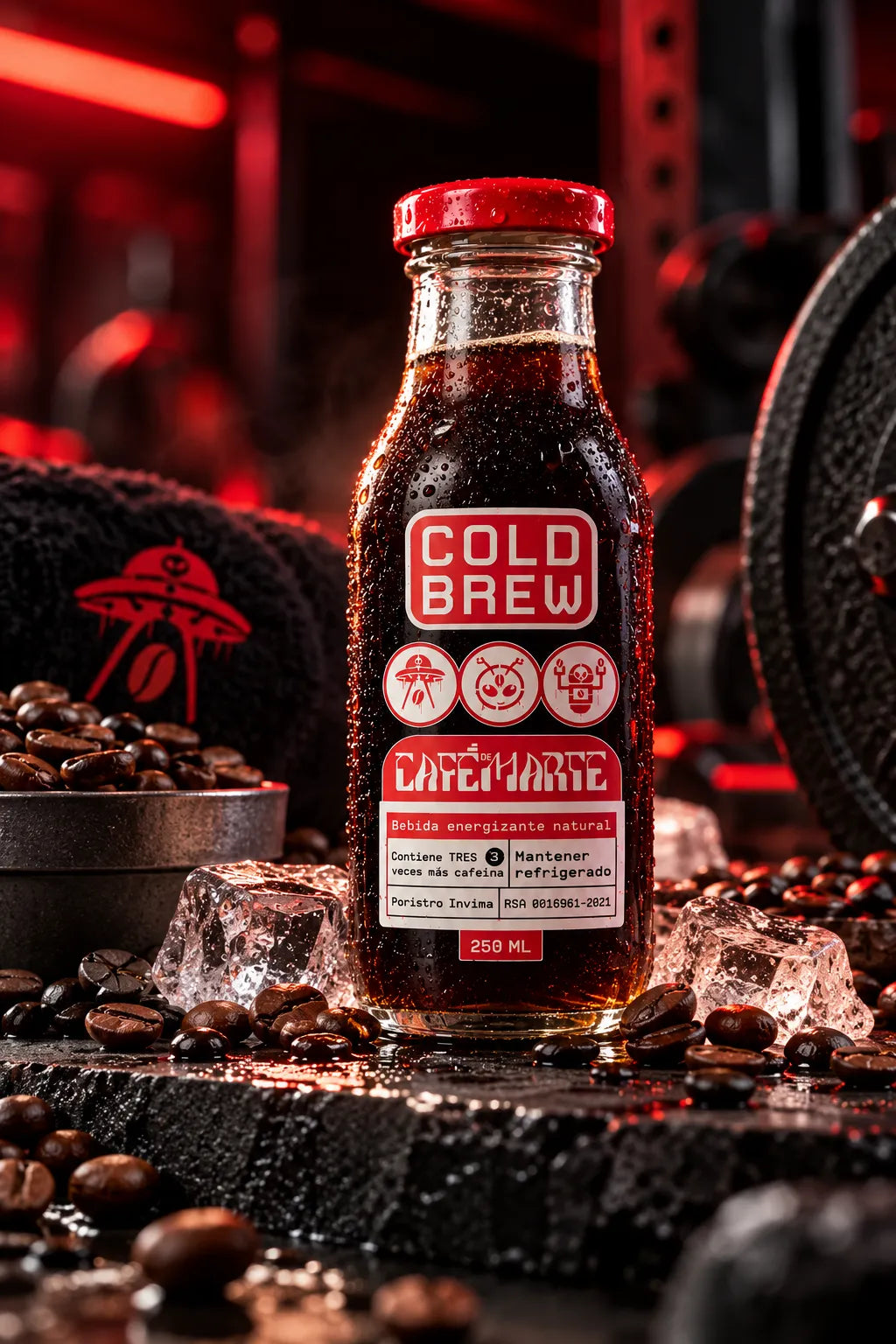 COLD BREW DE CAFE EN MARTE